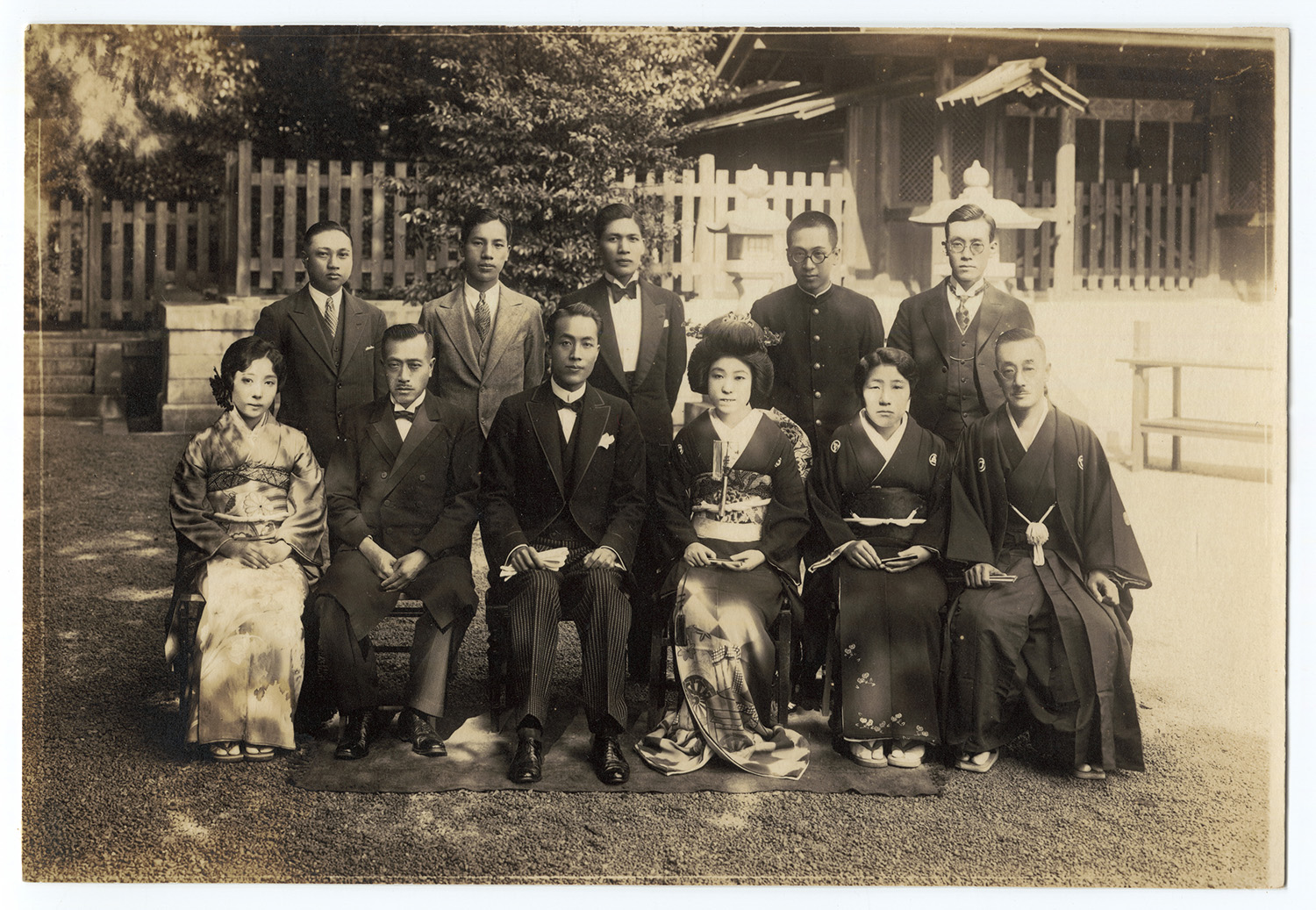 1931年 何德來與何秀子結婚照，攝於東京乃木神社

藝術家家屬收藏